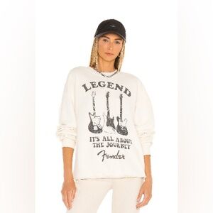 DAYDREAMER LA FENDER LEGEND CREWNECK SWEATSHIRT SZ S